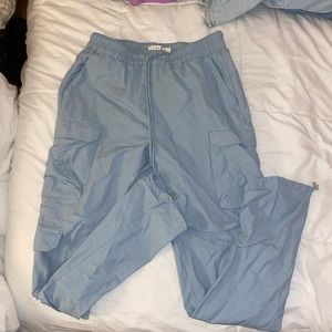 Blue PacSun Cargo Zip-Off Pants